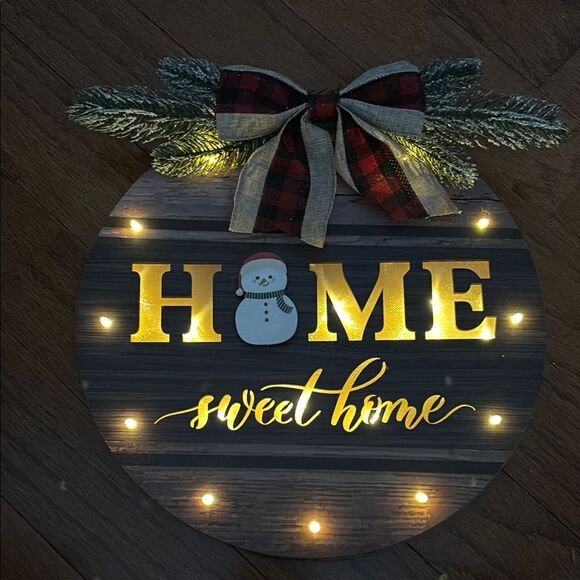 LED Home Sweet Home Interchangeable Seasonal Sign - Picture 6 of 9